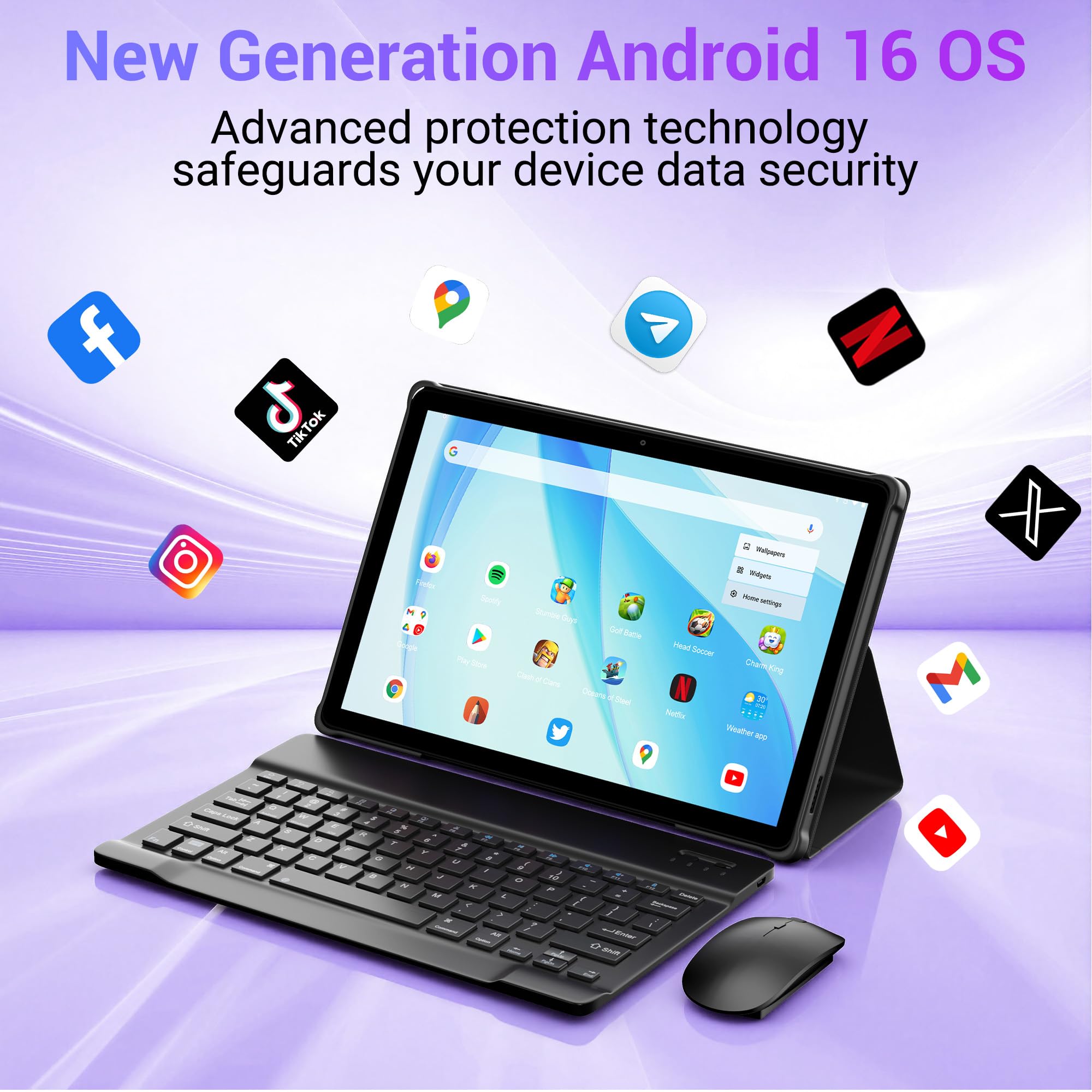 Amazon.com : ROSYVIBE 2026 All-in-One 11 Inch Android 16 Tablet
